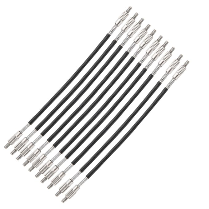 10 stuks Viool Staartstuk Staartstuk Staal Antislip Draad Staartkoord Vervangende Accessoires gray