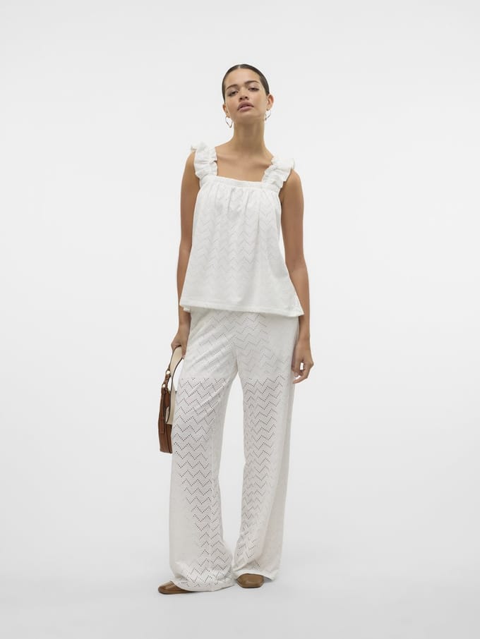 VERO MODA - VMTHAS NW WIDE PANT JRS GA VO - Dames - Leggings