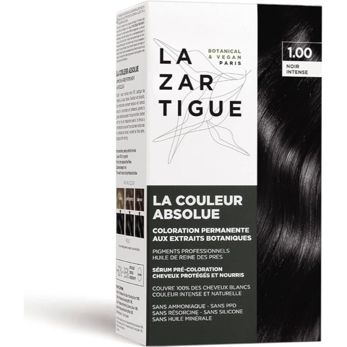 Lazartigue La Couleur Absolue Permanent Haircolour Pakket Noir Intense Set