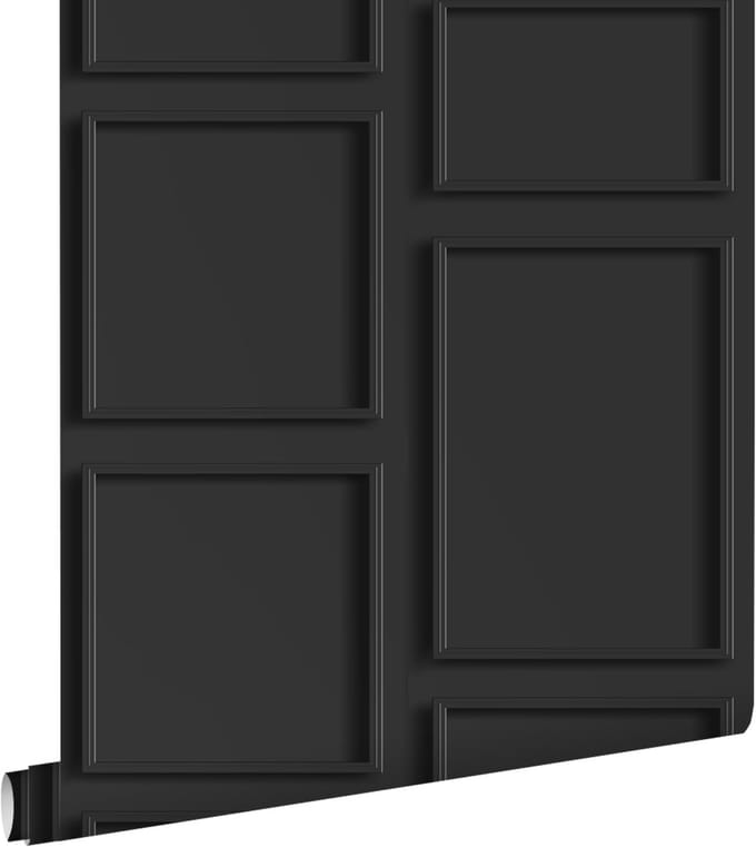 ESTAhome behang wandpanelen zwart - 50 x 900 cm - 139934