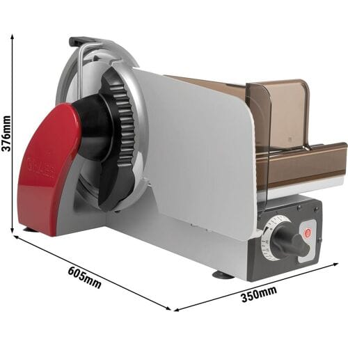 Graef Concept 25 - Professionele allround snijmachine - Lemmet: Ø 250mm - Snijlengte: 250mm - Rood