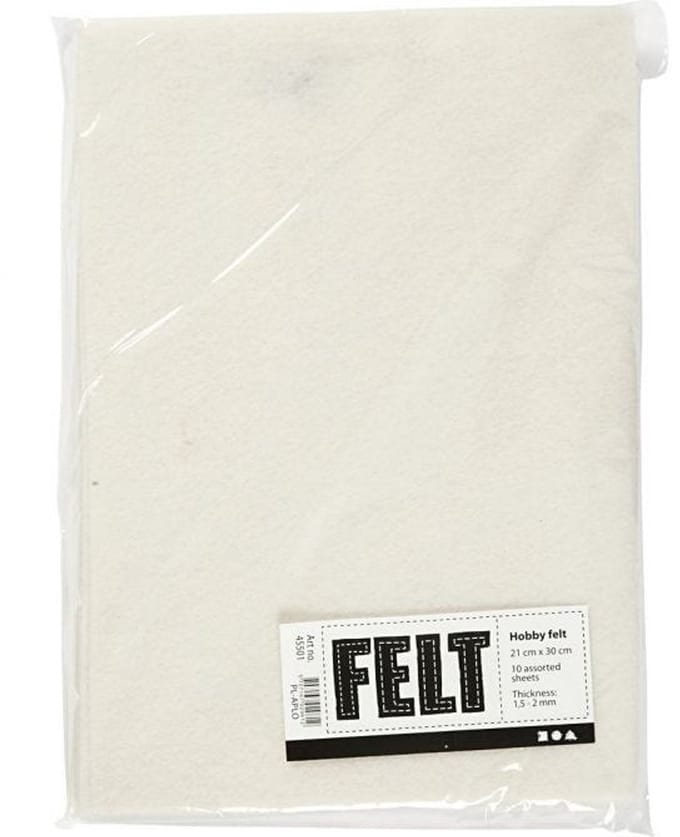 Creativ Company Hobbyvilt Off-white A4 10 vellen