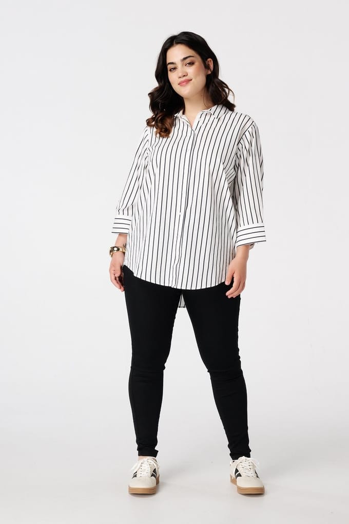 MS Mode Tregging Tregging met denim look