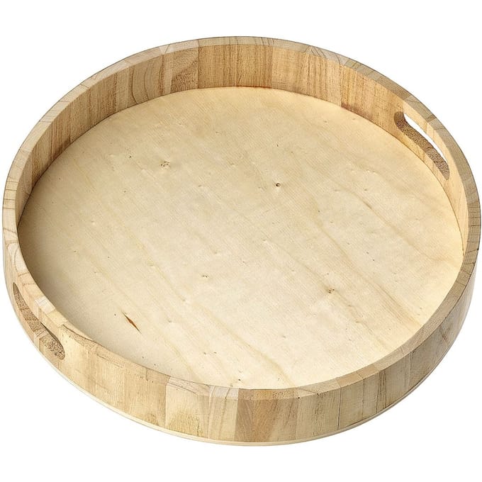 VBS Houten dienblad, rond