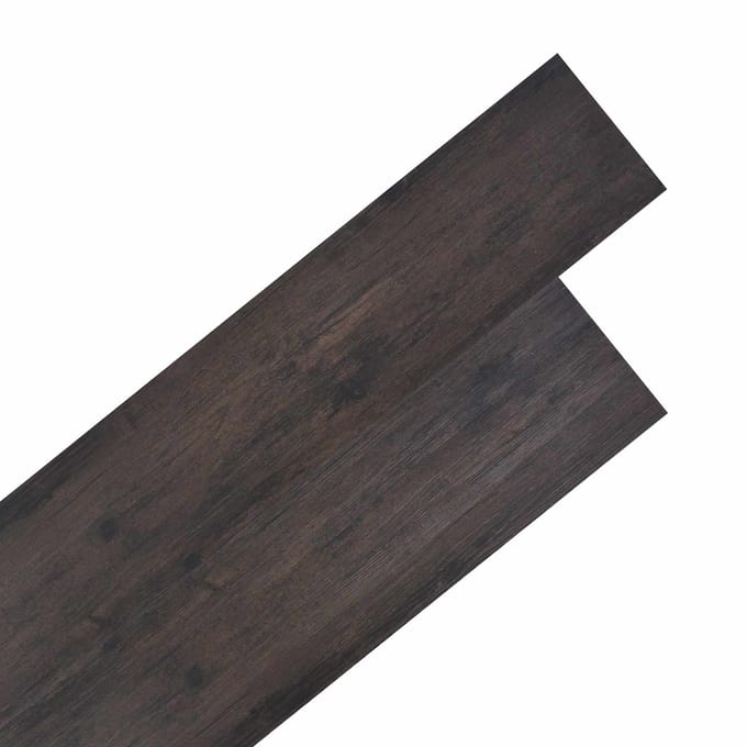 vidaXL - Vloerplanken - Eik - donkergrijs - 5,26 - m² - 18 - st - PVC