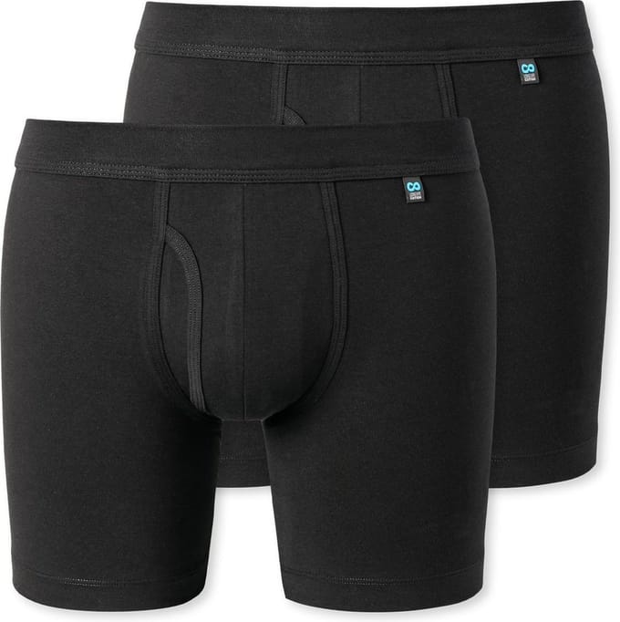 Schiesser Heren cyclist shorts 2 pack Long Life Cotton