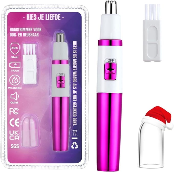 SCH® Neustrimmer Vrouwen - Neustrimmer - Roze - 16cm x 8cm x 2cm