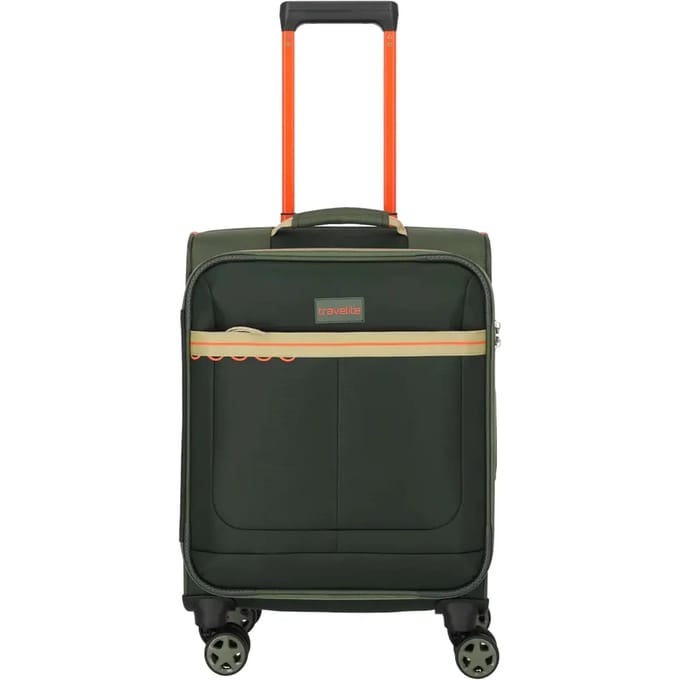 travelite trolley Color Craze 4W Trolley Oliv donkergroen 55cm