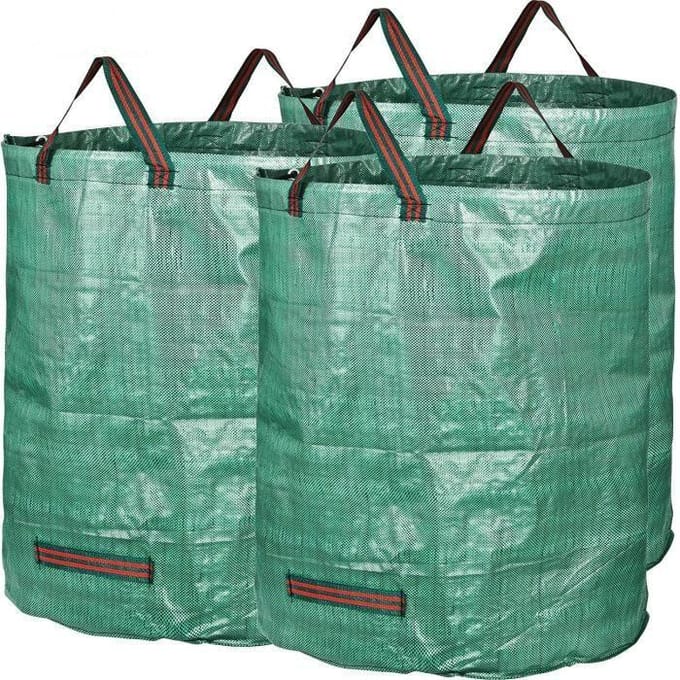 Tuinafvalzakken - A184 - Set van 3 - 272 liter - Waterdicht - Herbruikbaar