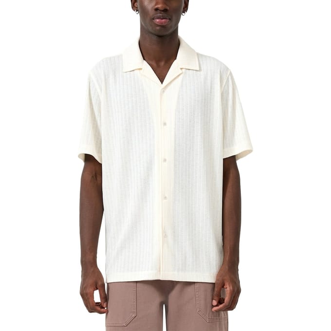 s.Oliver -qs Shirts Offwhite Größe: M | Casual hemden Outlet | Herren | Weiß