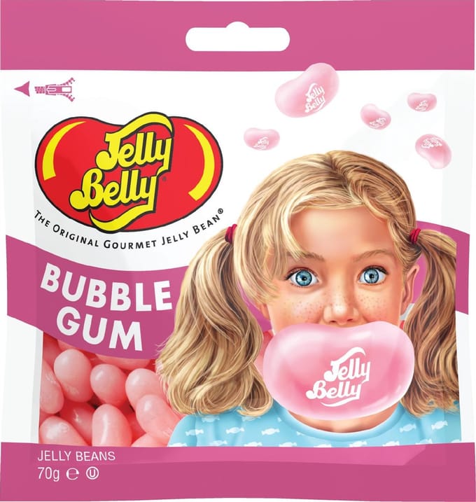 Jelly Beans | Bubblegum / Kauwgom 70g zakje