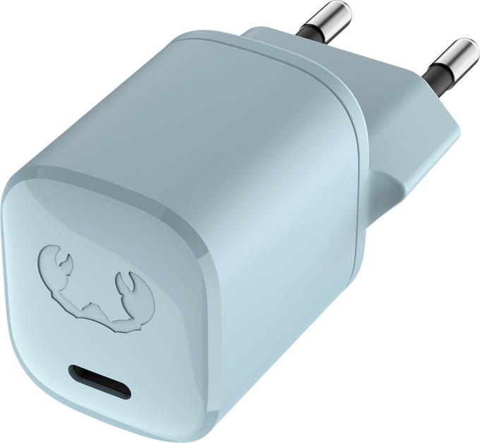 Fresh 'n Rebel USB-C mini Snellader - USB-C oplader - 20W PD - Compact en Veilig - Dusky Blue
