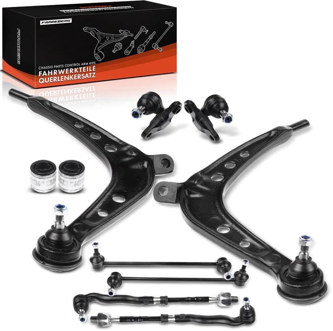 Frankberg 10-delige draagarm set vooras voor BMW 3er E46 3er Touring