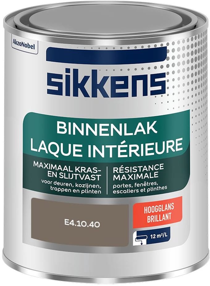 Sikkens - Binnenlak Hoogglans - E4.10.40 - Mengverf - 750 Ml