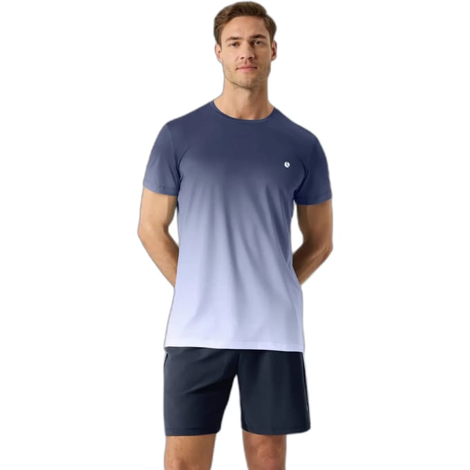 Björn Borg Ace Printed T-Shirt - Faded Blue