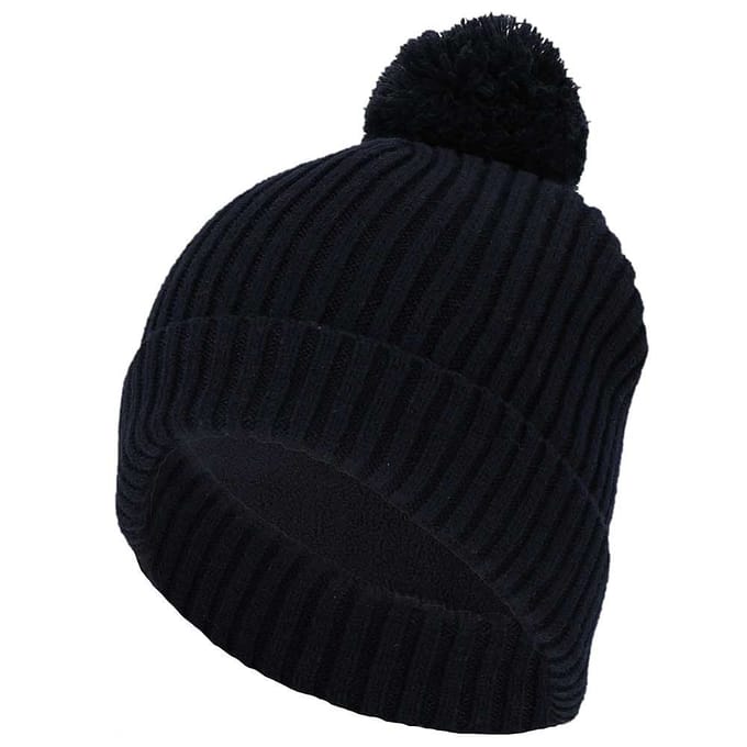 Baby Muts - Ribbed + Pompon - Marine blauw / 1-2 Jaar