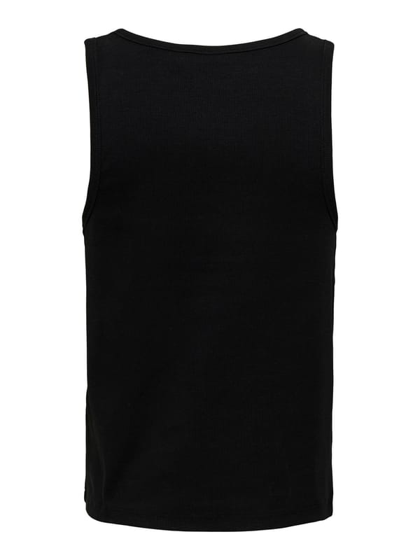 ONLY and SONS Tanktop - ONSTANNER REG SL TANK TOP NOOS - M - voor Mannen - zwart