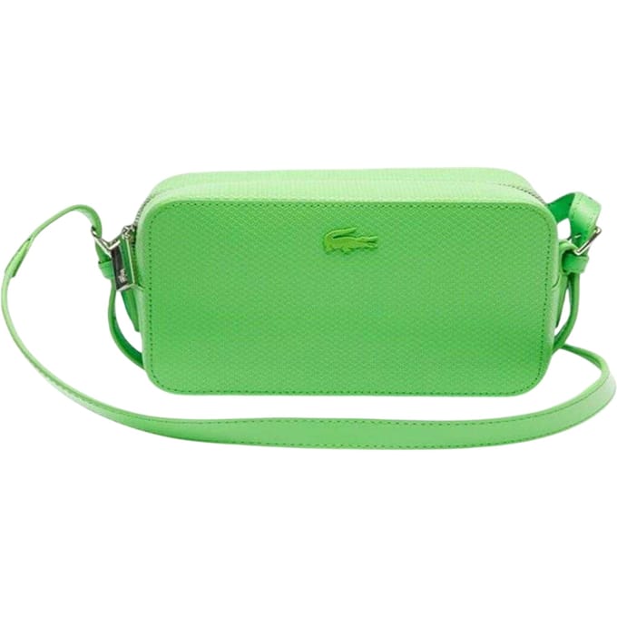 Lacoste Dames/Dames Chantaco Schoudertas van koeienleer (Groen)