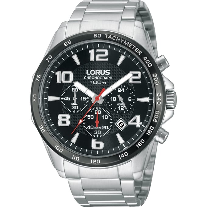 Lorus RT351CX9 horloge heren - zilver - edelstaal