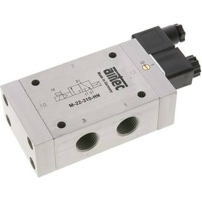 3/2 G1/2'' NO Magneetventiel 230V AC 1-10bar/14-140psi Airtec