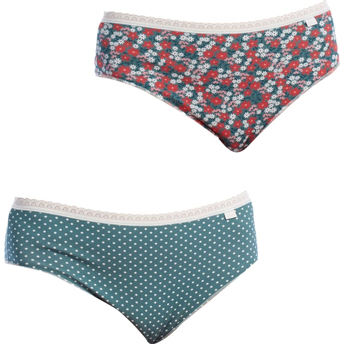 2-pack Brislip Coquettes katoenen slips 1032361 voor dames
