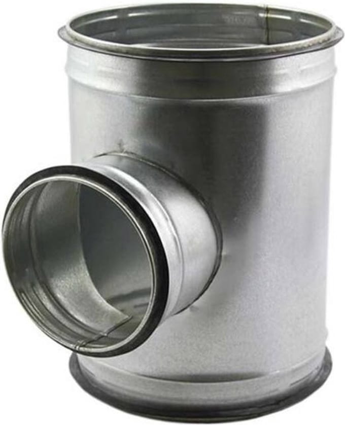 Econox T-stuk Ã˜ 450mm - Ã˜ 200mm voor spirobuis (90Â°)