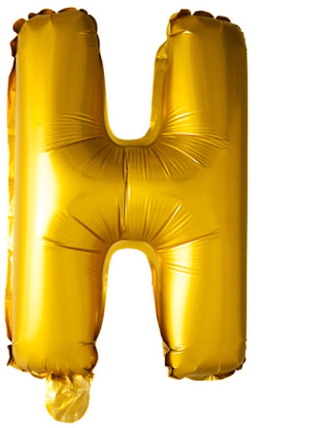 Folie Ballon Letter 40″ H - Goud