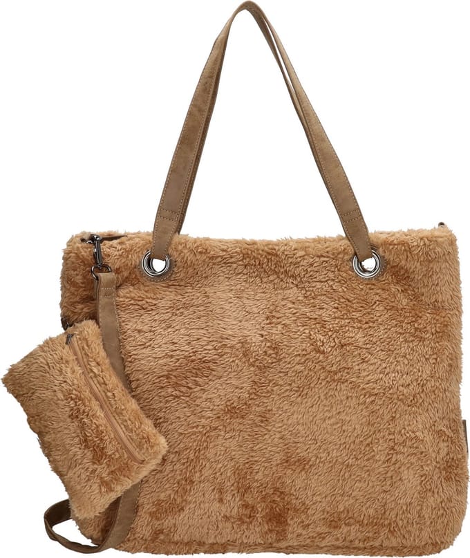 Enrico Benetti Teddy Shopper / schoudertas 66596 - Camel