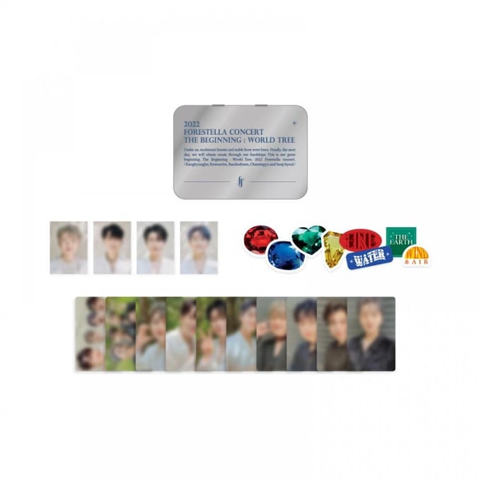 Forestella   10 Fotokaarten   Sticker Set   2022 Concert gray