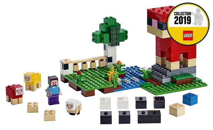 LEGO Minecraft De schapenboerderij 21153