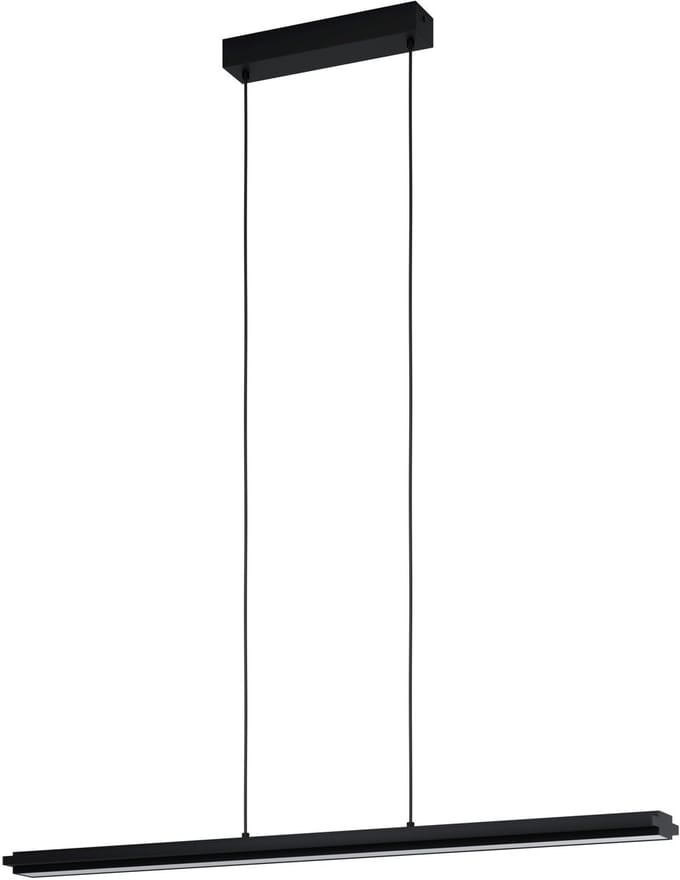 EGLO Cambulos Hanglamp - LED - 93,5 cm - Zwart/Wit - Dimbaar