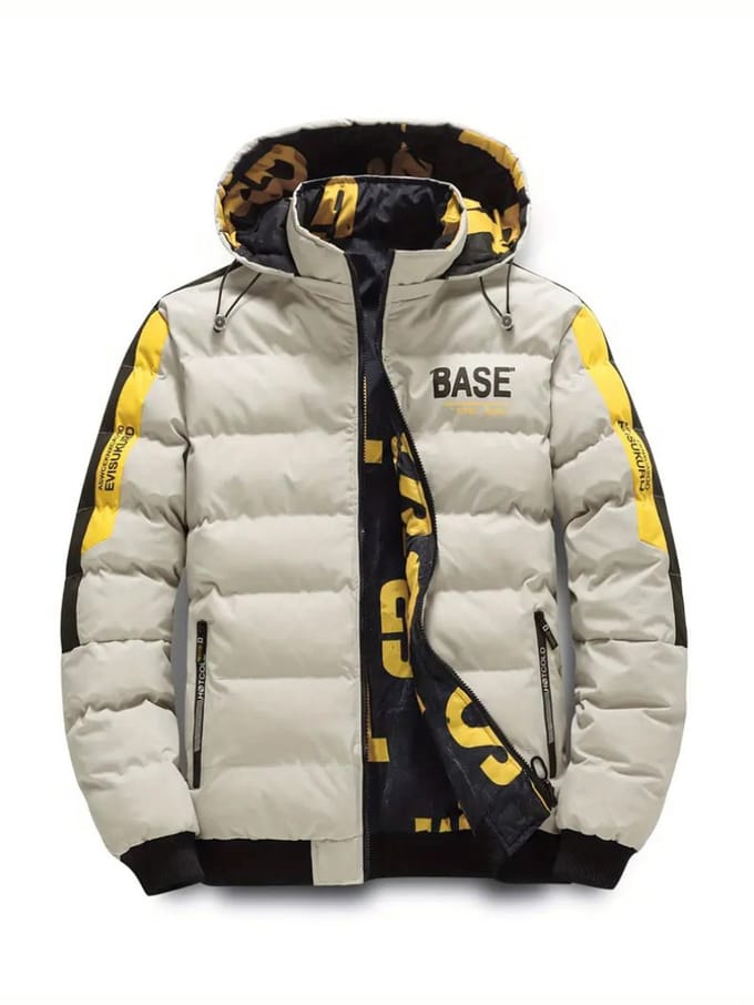 Winterjas Heren - Parka - Winter - Jas - Volwassen - Stijlvol - Beige - S