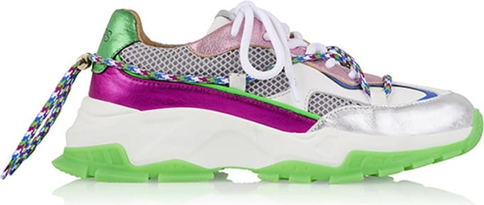 DWRS label Bonney White / Green Größe: 37 | Trainers Outlet | Damen | Weiß