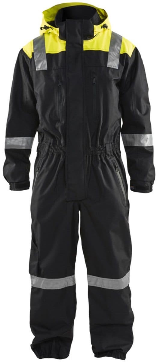 Blaklader Shell overall 6786-1977 - Zwart/High Vis Geel - C52