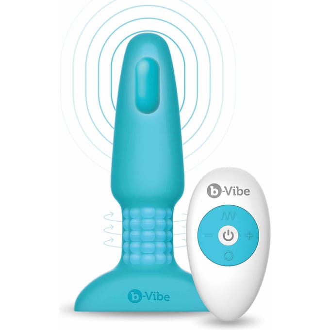 B-vibe - Rimming Petite Butt Plug - met afstandsbediening