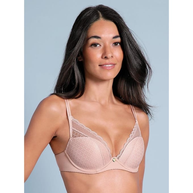 Chantelle - Norah Chic - Plunge T-Shirt Bh - Racerback - SOFT PINK