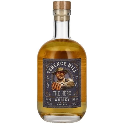 St. Kilian Terence Hill THE HERO Whisky Rauchig 49% Vol. 0,7l