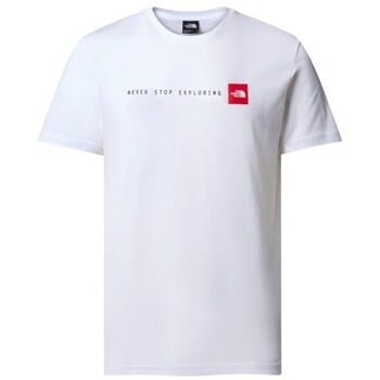 The North Face SS Never Stop Exploring Casual T-shirt Heren Wit 2XL