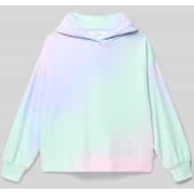 regular fit hoodie van katoenmix