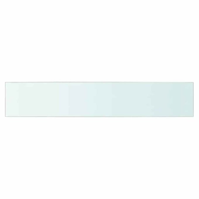 vidaXL - Schappen - 2 - st - 80x15 - cm - glas - transparant