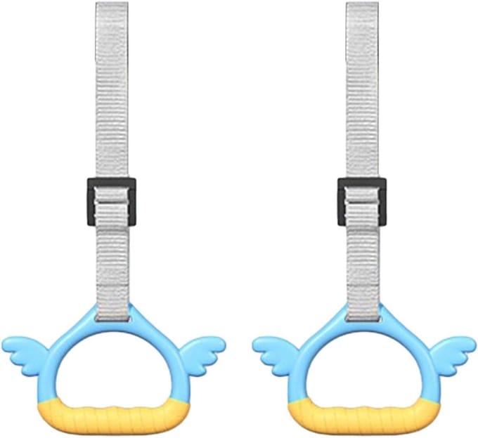 Gymnastiek Ringen - Turnringen Kinderen - Krachttraining Binnen - Verstelbare Lengte - Set van 2 - Meerkleurig