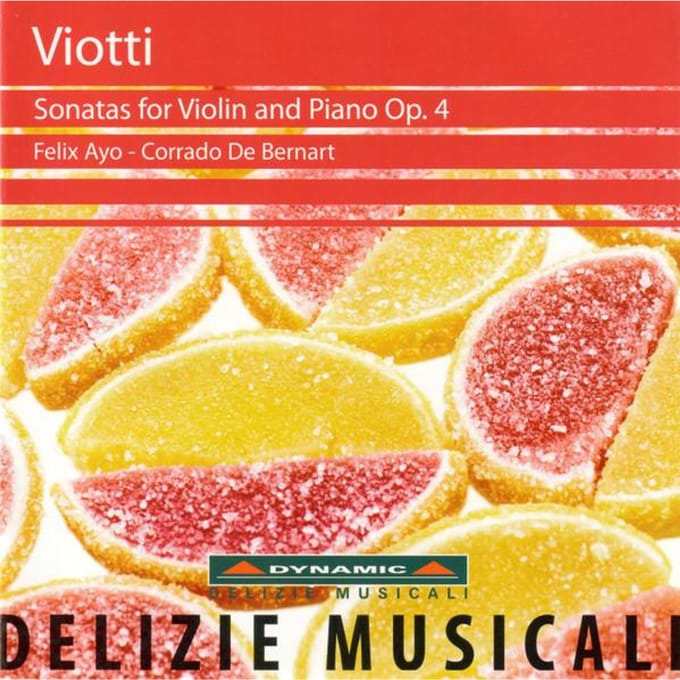 Félix Ayo & Carrado De Bernart - Viotti: Sonatas For Violin And Piano Op.4 (CD)