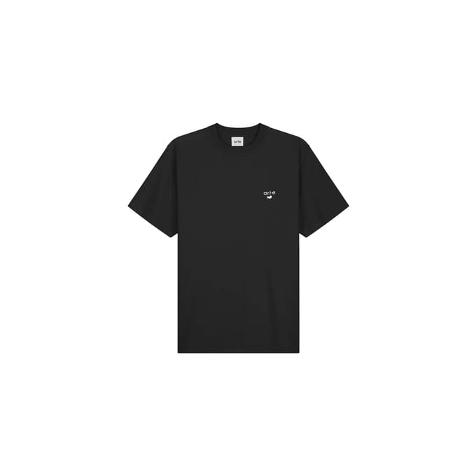 Heren T-shirt Heart Logo Tee Black