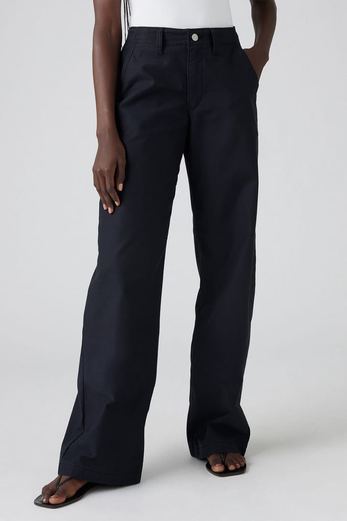 Levi's 90s Straight Anthracite Night Size: W28L32 | Wide-Leg & Flared Pants Outlet | Dames | Zwart