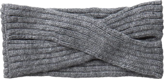 Pieces Virtula Hoofdband - Dark Grey - ONE SIZE