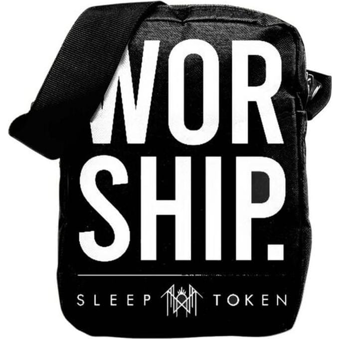Rocksax Sleep Token - Worship Crossbody tas - Zwart/Wit