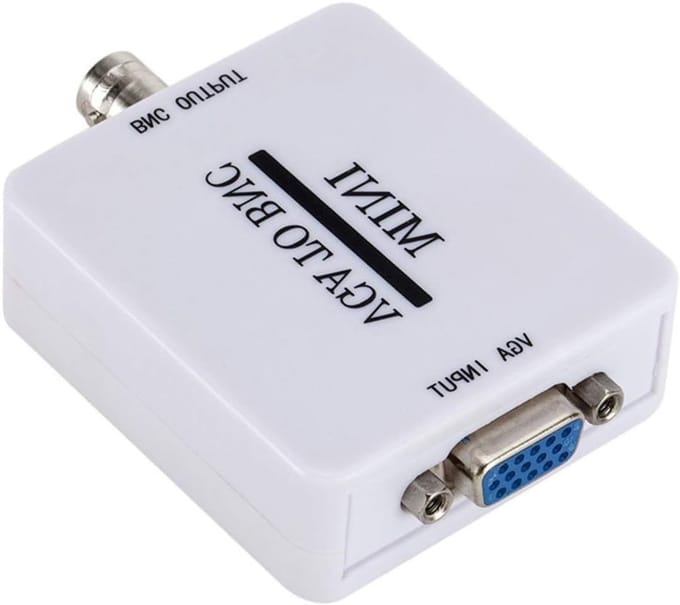 VGA naar BNC Video Converter voor 1080P HD Beelden, Inclusief USB Kabel voor Bewakingssystemen
