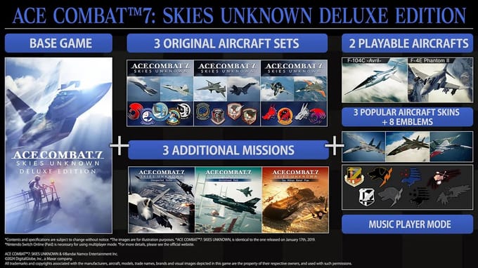 Ace Combat 7: Skies Unknown (Deluxe Edition) - Nintendo Switch - Simulator
