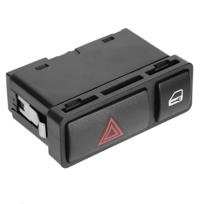 Gevarenlicht Schakelaar Deurvergrendeling 61318368920 Geschikt voor E46 3 Serie black