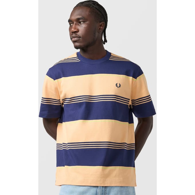 Fred Perry Striped Relaxed T-Shirt